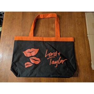 Vintage unused Lord & Taylor canvas tote bag